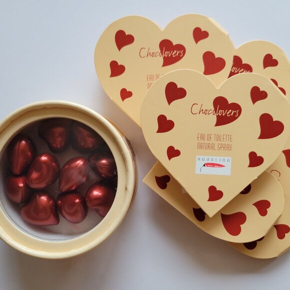 Chocolovers / Aquolina "Bath Hearts & Vials" - Picture 1 of 4